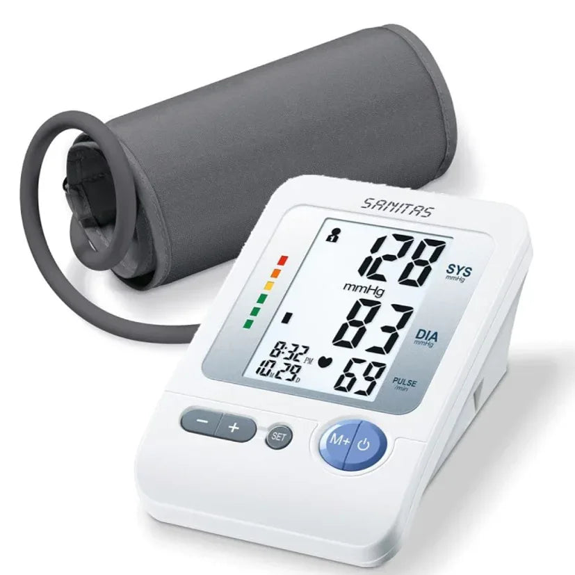 Sanitas SBM 21 Automatic Upper Arm Blood Pressure Monitor, Accurate Home Health Device - Gomix Brands Outlet
